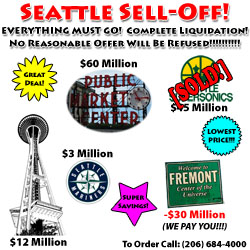 Seattle Sell-Off!